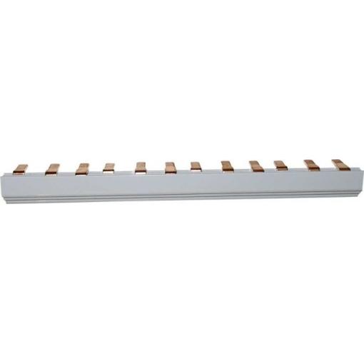 Propojovací lišta 3fázová, kolík, 3 × 63 A, 12 modulů, rozteč 17,8 mm