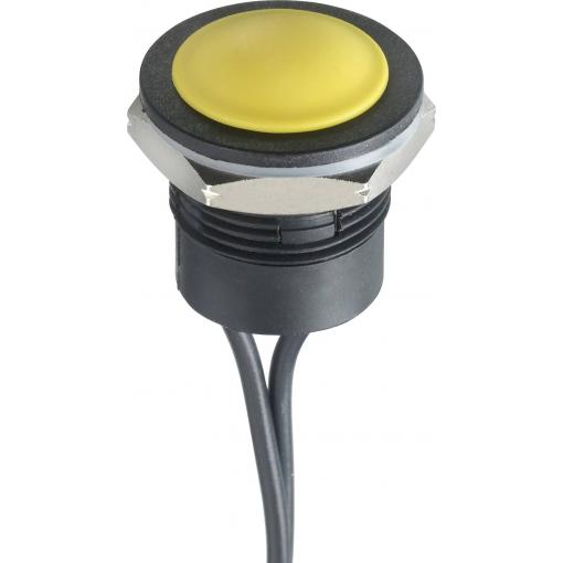 APEM IA Series, IAR3F1500 tlačítko, 24 V/DC, 2 A, 1 ks
