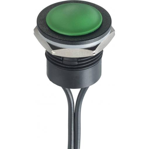 APEM IA Series, IAR3F1300 tlačítko, 24 V/DC, 2 A, 1 ks