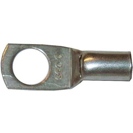 Kabelové oko 6,5 mm, poniklovaná měď, 4 mm²