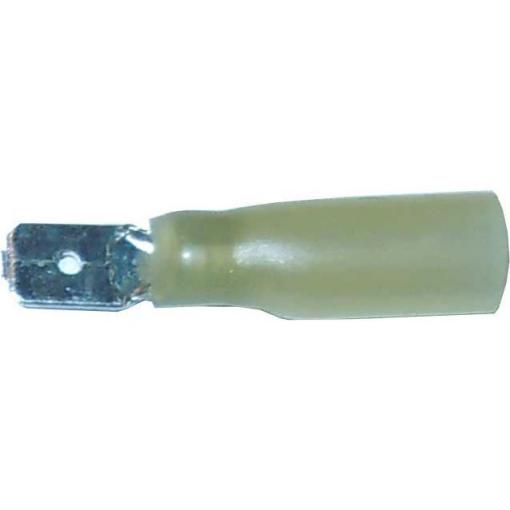 Faston-konektor 6,3 mm se smršťovací bužírkou, kabel 4–6 mm²