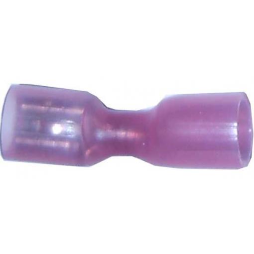 Faston-zdířka 6,3 mm se smršťovací bužírkou, kabel 0,5–1,5 mm²