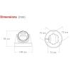 8MPx IP POE COLORVU IVA SONY kamera | ZONEWAY NC962