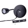 Solight LED nástěnná lampička, stmívatelná, 4W, 280lm, 3000K, černá - WO54-B
