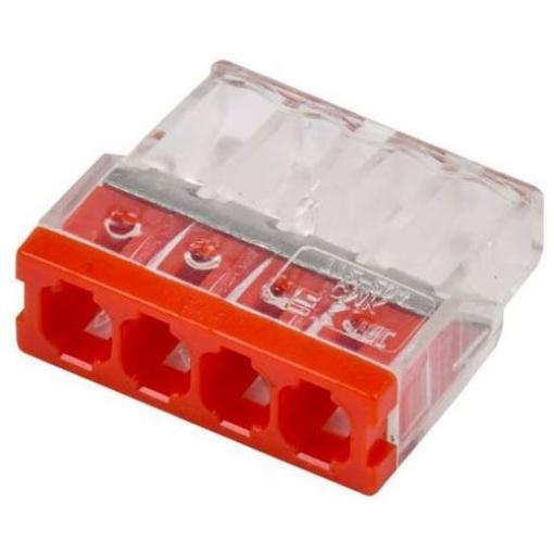 Rychlospojka 772-204 pro kabely 0,5–2,5 mm², 400 V / 24 A