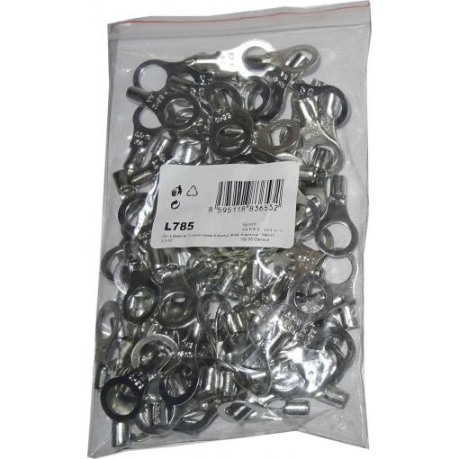 Kabelové oko 10,5 mm, kabel 4–6 mm², balení 100 ks