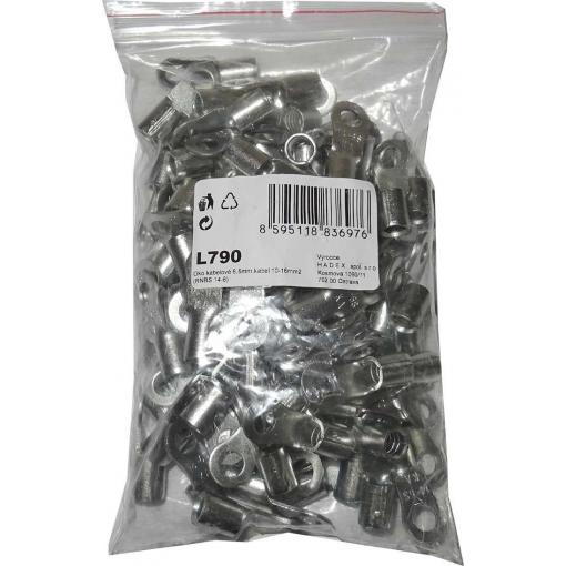 Kabelové oko 6,5 mm, kabel 10–16 mm², RNBS 14-6, 100 ks