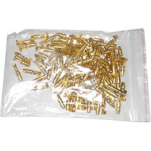 Kabelový kolík 4 mm DJ211-4B, na kabel 1–1,5 mm², 100 ks