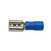 Faston-zdířka 6,3mm modrá pro kabel 1,5-2,5mm2, balení 100ks