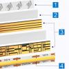 LED p. 8W COB 3000K IP20 710lm/1m  25