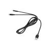 Kabel CABLETECH KPO3944 USB - USB-C/Lightning 1m Black