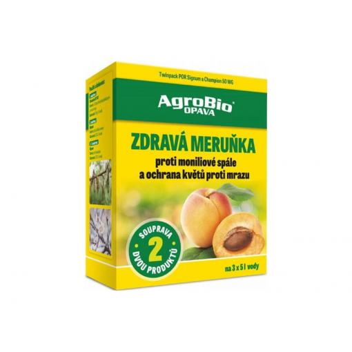 Přípravek proti moniliové spále a k ochraně květů proti mrazu AGROBIO Zdravá Meruňka
