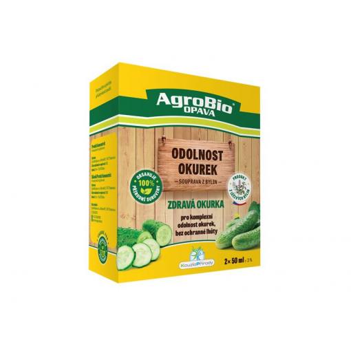 Přípravek pro odolnost okurek AGROBIO Zdravá Okurka 2x50ml