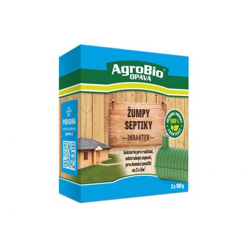 Přípravek k rozkladu organických nečistot v žumpách a septicích AGROBIO Inbakter 3x100g