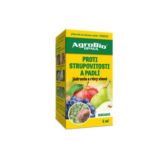 Přípravek proti strupovitosti a padlí AGROBIO Sercadis 5ml