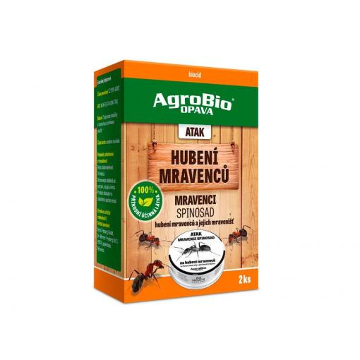 Nástraha na mravence AGROBIO Atak Spinosad 2ks