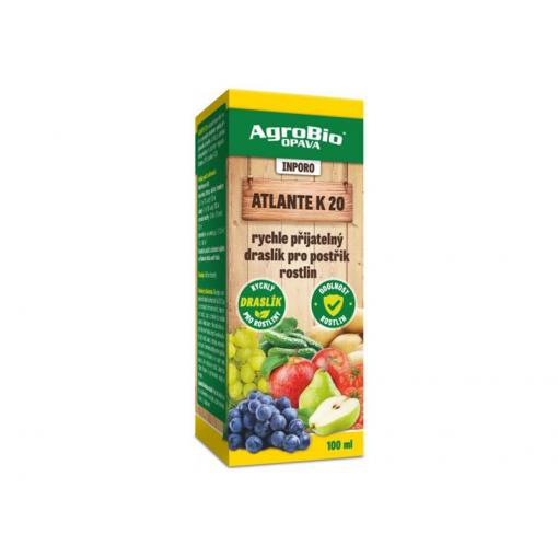 Draslík pro postřik rostlin AGROBIO Inporo Atlante K 20 100ml