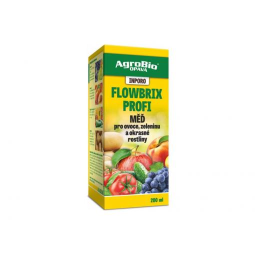 Měď pro ovoce, zeleninu a okrasné rostliny AGROBIO Inporo Flowbrix Profi 200ml