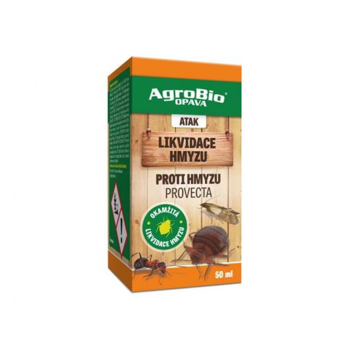 Přípravek proti hmyzu (štěnice, mol, mravenec) AGROBIO Atak Provecta 50ml