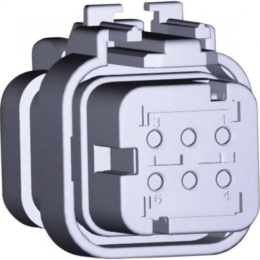 TE Connectivity AMPSEAL16 zásuvkový konektor na kabel 6, 776531-1, 1 ks