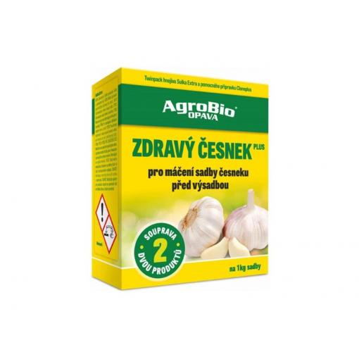 Přípravek ke hnojení česneku AGROBIO Zdravý Česnek Plus NEW 10g + 50ml