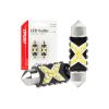 Autožárovka LED Festoon C5W 12/24V AMIO 04238 bílá 2ks
