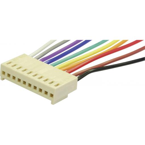 econ connect zásuvkový konektor s vodiči 3, rozteč 2.54 mm, PS3, 1 ks