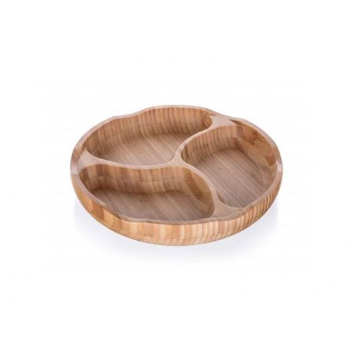 Podnos servírovací BANQUET Brillante Bamboo 25x4cm