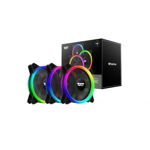 Sada PC ventilátorů DARKFLASH DR12 Pro 3v1