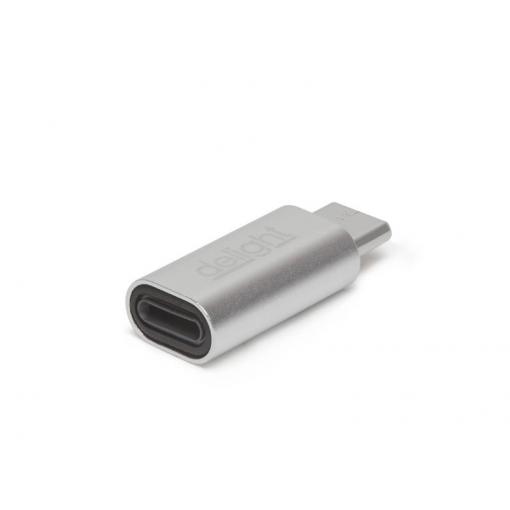 Adaptér Lightning na USB-C DELIGHT 55448B