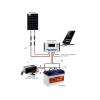 PWM solární regulátor EPever 10A 12/24V s LCD displejem série VS
