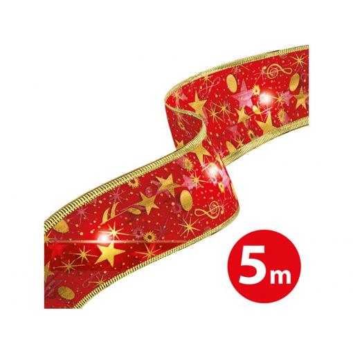Stuha vánoční LED FAMILY 58933J 5m