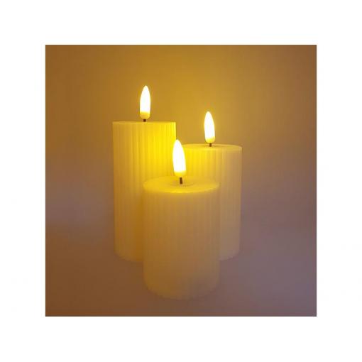LED svíčka HOME DECOR HD-141 sada 3ks