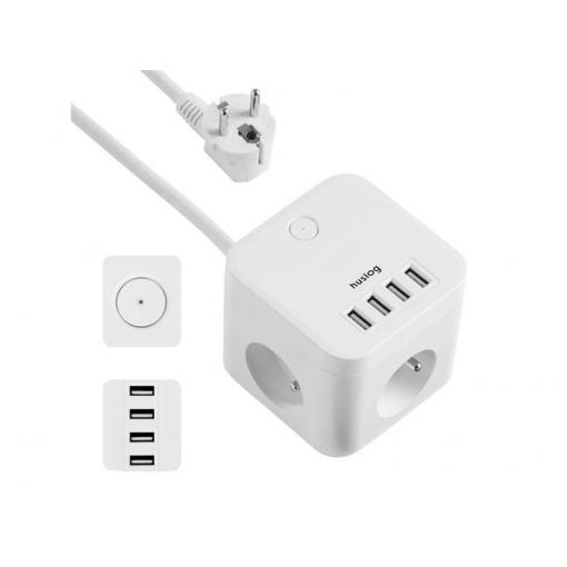 Prodlužovací kabel HUSLOG EMX-190224 White 1,5m