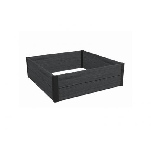 Vyvýšený záhon KETER Maple Square Graphite