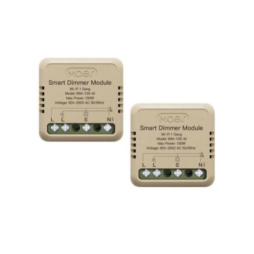 Smart ovladač osvětlení MOES Switch Module MS-105B-M WiFi Tuya