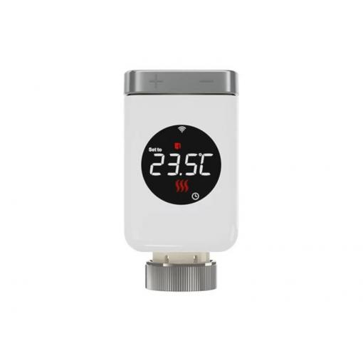 Smart termostatická hlavice MOES ZTRV-801 Tuya ZigBee