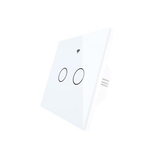 Smart vypínač osvětlení MOES Light Button Switch WS-EU2 WiFi Tuya