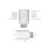 Smart termostatická hlavice MOES Thermostatic Radiator Valve TS0601 ZigBee Tuya