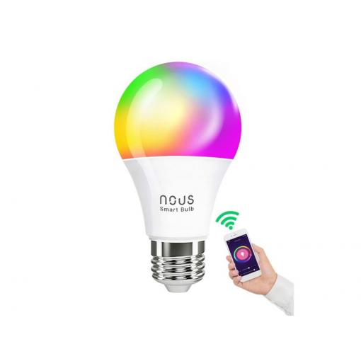 Smart LED žárovka E27 9W RGB NOUS P3 WiFi Tuya