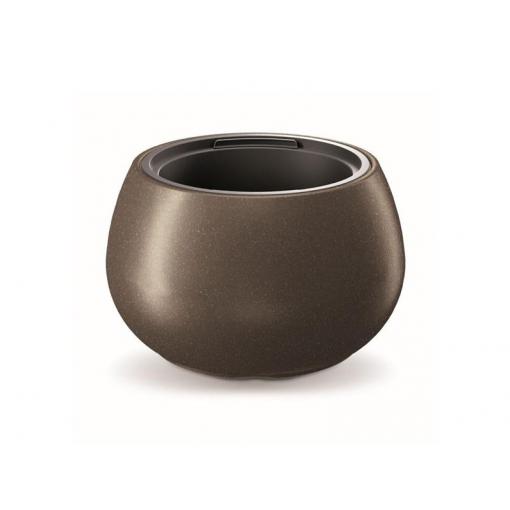 Květináč HEOS ECO WOOD kávový 37cm