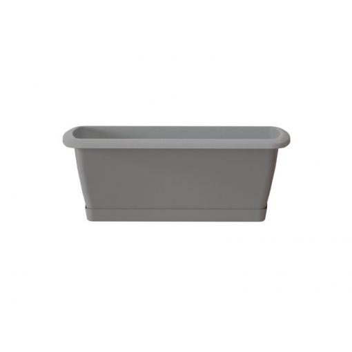 Truhlík s miskou RESPANA SET šedý kámen 49cm