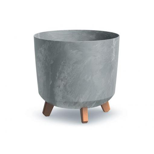 Květináč GRACIA TUBUS BETON EFFECT šedý 29,8cm