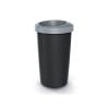 Koš odpadkový COMPACTA R DROP světle šedý 25l