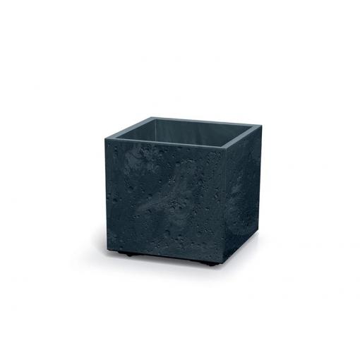 Květináč SIERRA SQUARE BETON EFFECT antracit 38,5cm