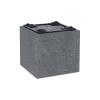 Květináč SIERRA SQUARE BETON EFFECT marengo 38,5cm