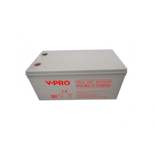 Baterie gelová 12V 260Ah V-PRO ULTRA SOLAR DEEP CYCLE
