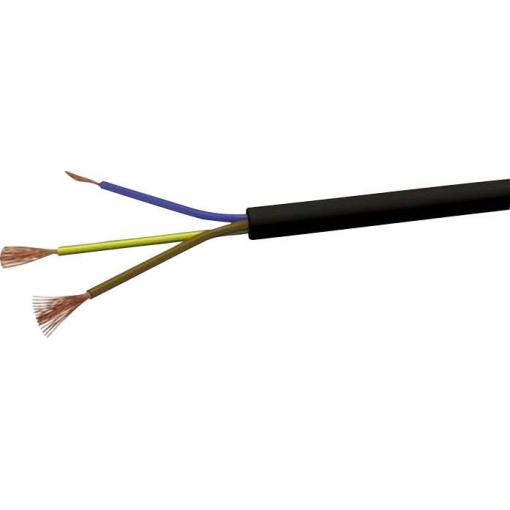 VOKA Kabelwerk H05VVF3X1 jednožilový kabel - lanko H03VV-F 3 x 1 mm² černá 100 m