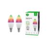 Smart LED žárovka E14 5W RGB CCT WOOX R9075/2pack WiFi Tuya sada 2ks