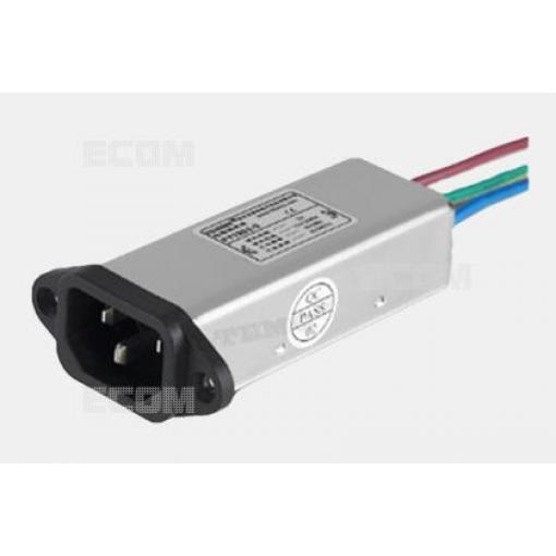 LC filtr s vidlicí FT120I-10-I, 250 V / 10 A, panel